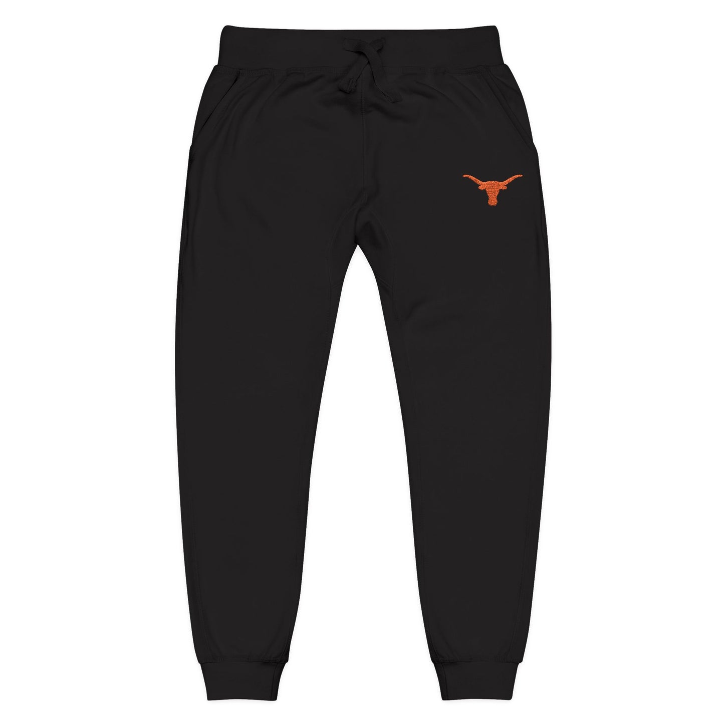 Embroidered Texas Unisex Fleece Sweatpants | Texas Game Day Loungewear | Matching Crewneck Sold Separately