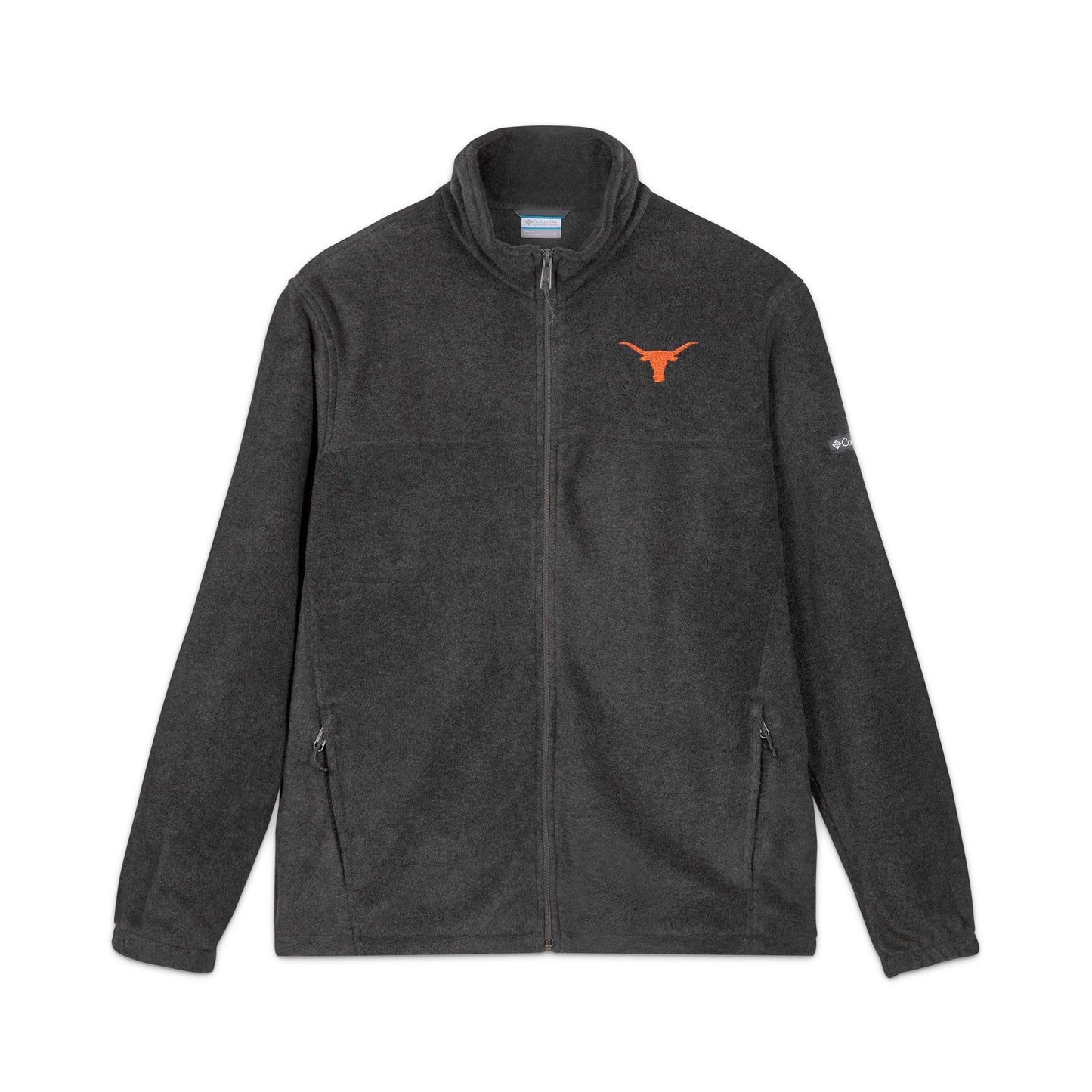 The University of Texas Longhorns Embroidered Columbia Fleece Jacket, Cozy Unisex Jacket, University of Texas Longhorns, UT Jacket