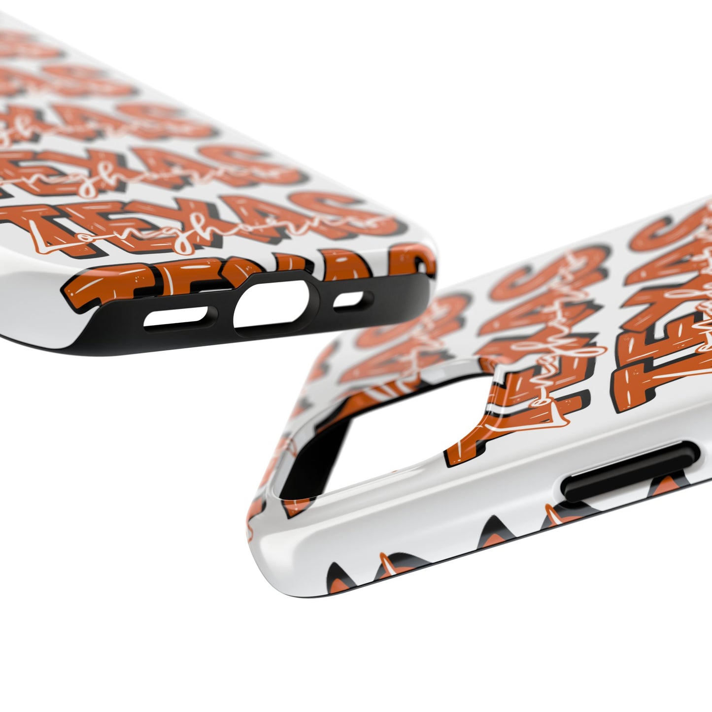Texas Longhorn Tough Phone Case, Durable iPhone Cover for Texas Lovers, Unique Gift for Graduates, College Students, Southern Pride