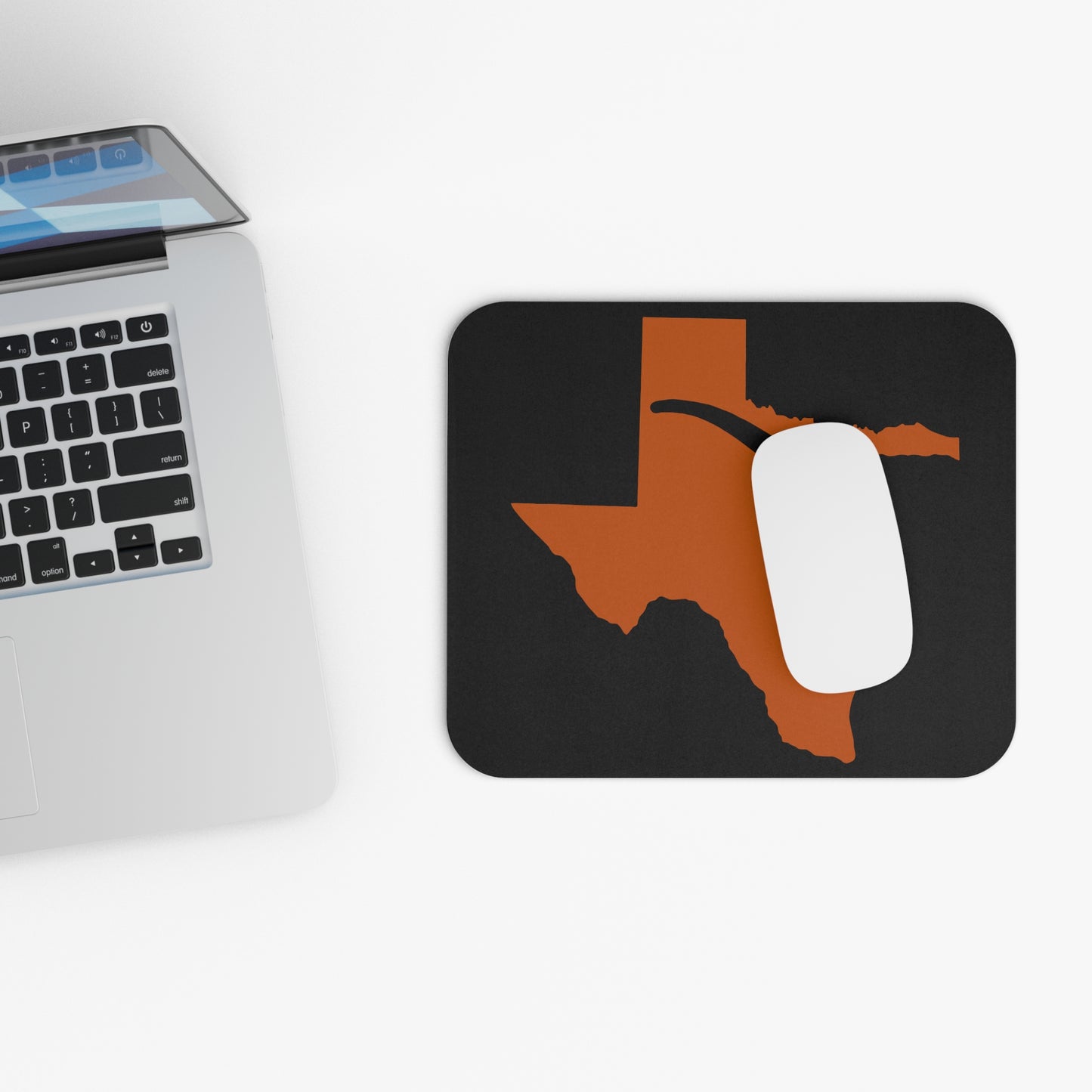 University of Texas Desk Rectangle Mouse Pad, Longhorn College Office Decor, Gaming Accessories, School Gift, UT Austin Desk Pad