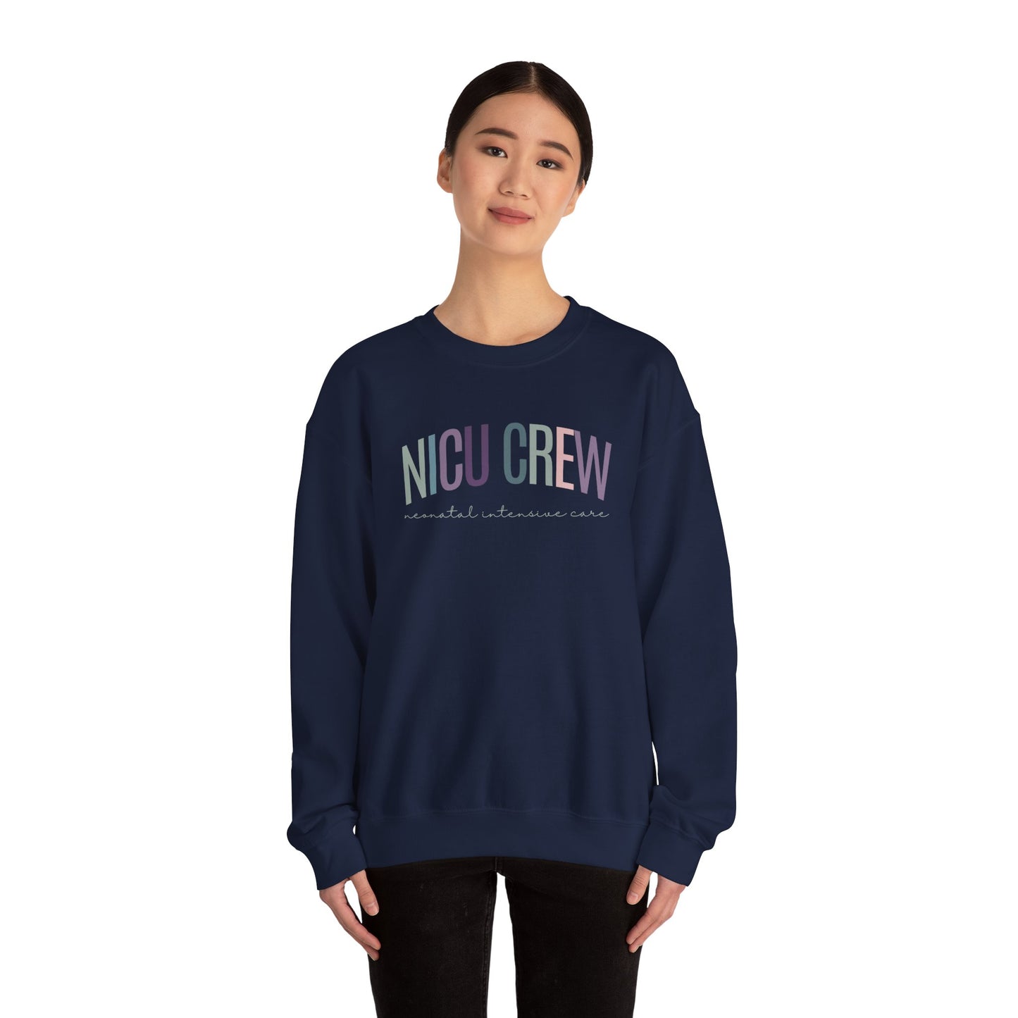 NICU Crew Nurse Crewneck Sweatshirt - Healthcare Worker Gift, Hospital Apparel, Medical Professional Clothing, Nurse Appreciation, RN Gift