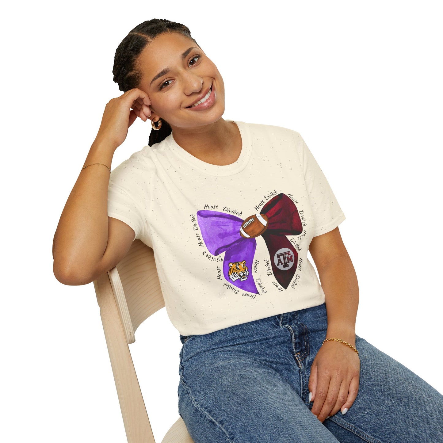 House Divided Tigers and Aggies T-Shirt, Unisex Graphic Tee, Perfect Gift for Tigers and Aggies, Game Day Gear