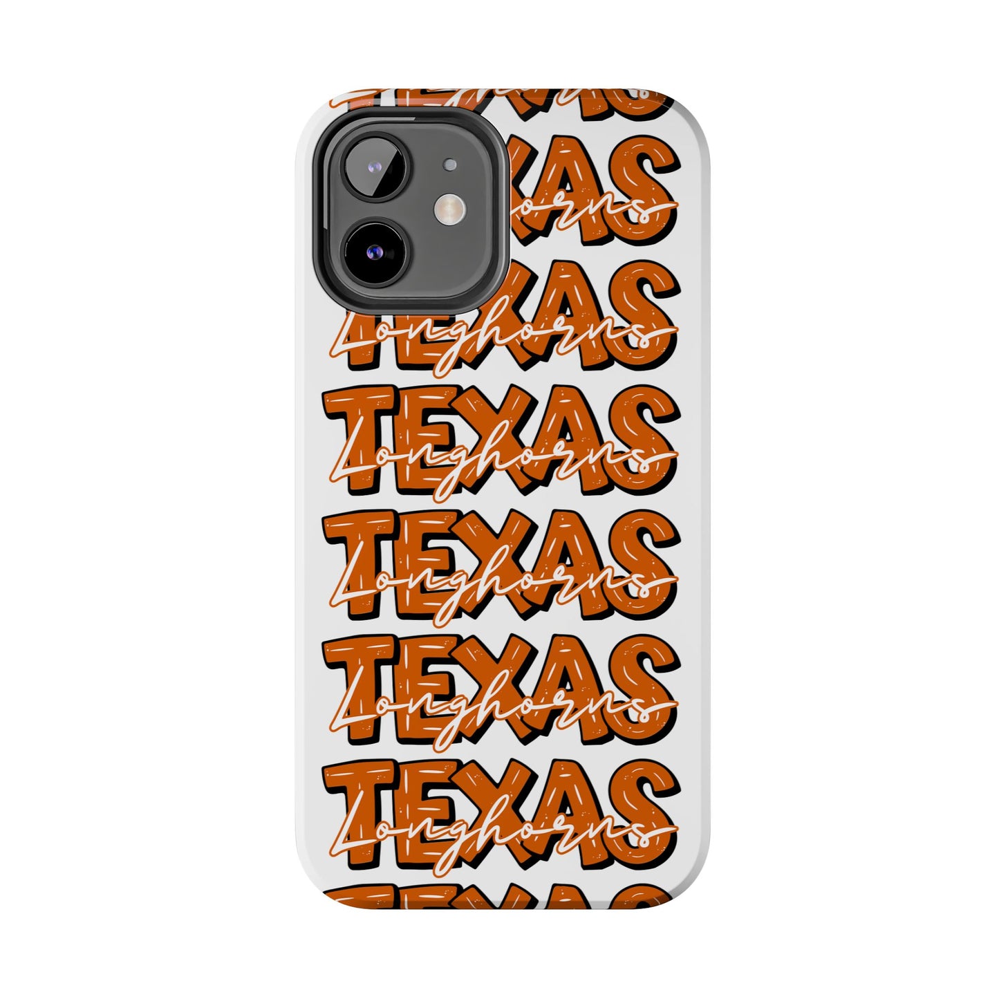 Texas Longhorn Tough Phone Case, Durable iPhone Cover for Texas Lovers, Unique Gift for Graduates, College Students, Southern Pride