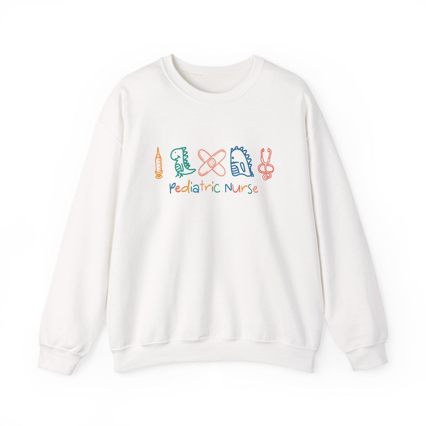 Pediatric Nurse Crewneck Sweatshirt - Healthcare Worker Gift, Hospital Apparel, Medical Professional Clothing, Nurse Appreciation, RN Gift