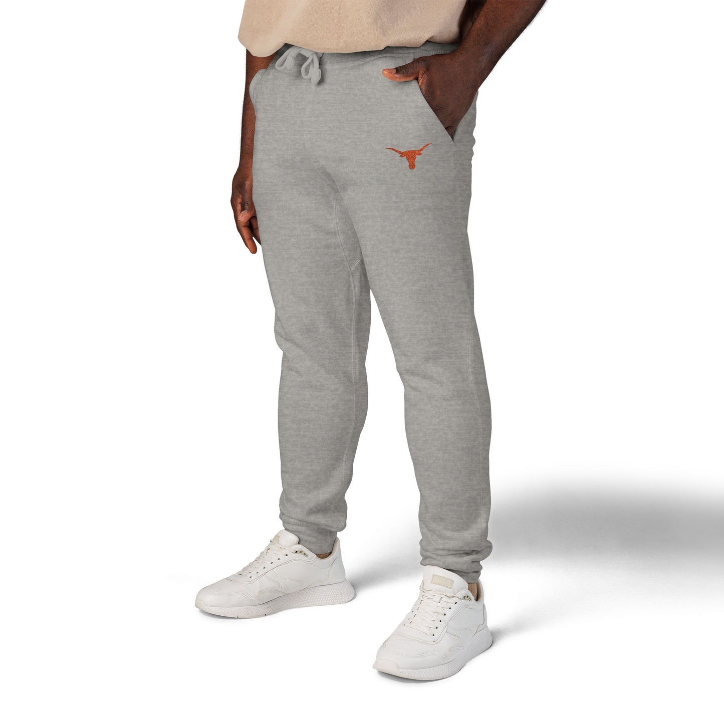 Embroidered Texas Unisex Fleece Sweatpants | Texas Game Day Loungewear | Matching Crewneck Sold Separately