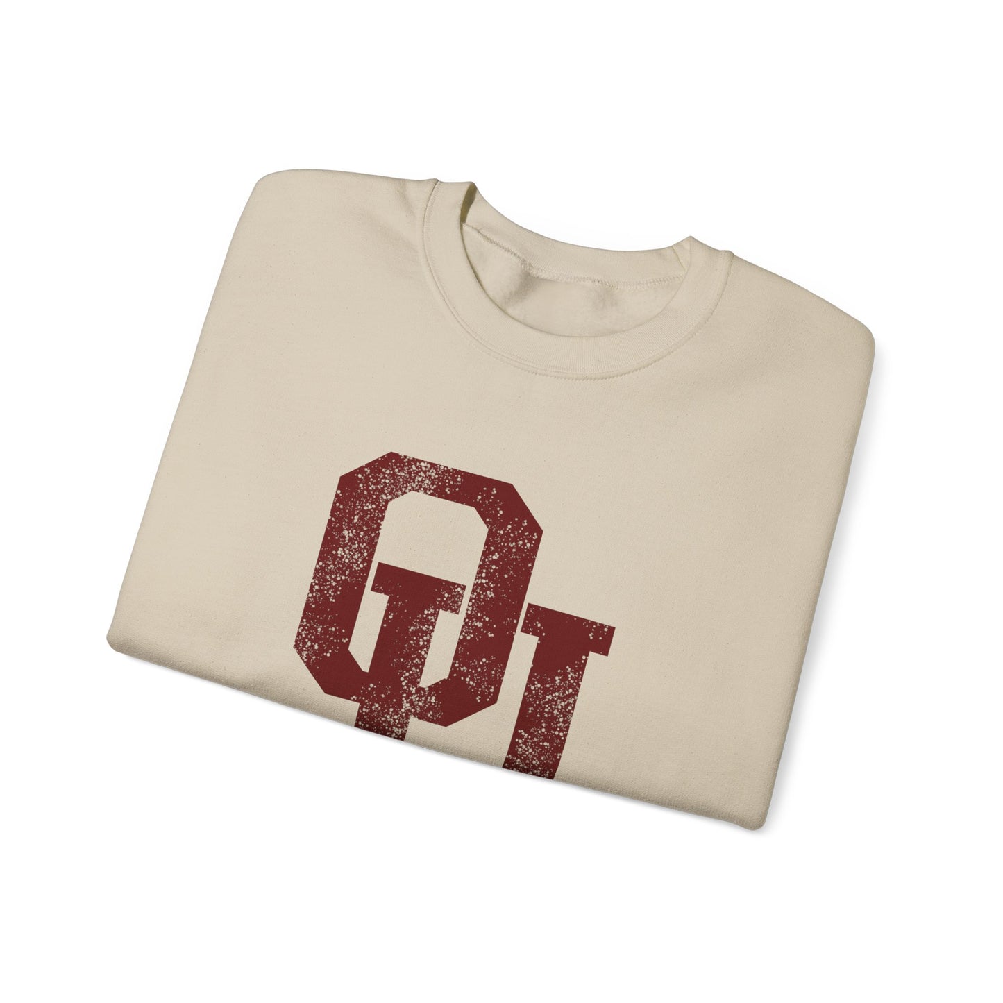 University of Oklahoma Sooners Sweatshirt | Oklahoma & Sooners Sleeve Print, Oklahoma Sooners Crewneck | Printed Sleeve Game Day Sweatshirt