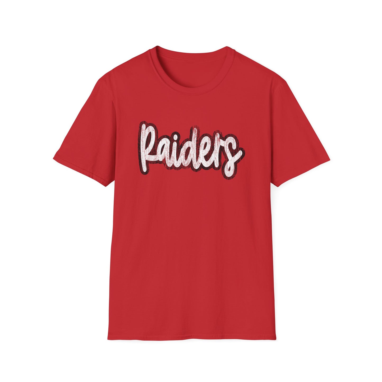 Raiders Script Tee |  Softstyle | Game Day Shirt | Tailgate Outfit | Spirit Wear Top | Game Day Gear