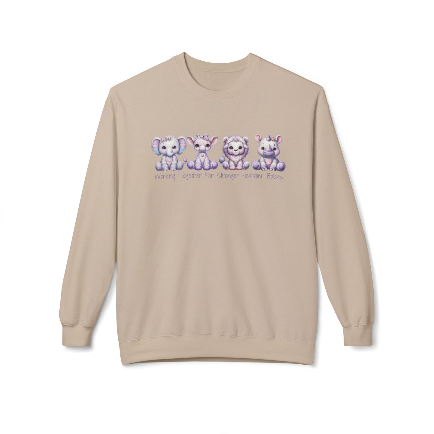 March of Dimes Crewneck Sweatshirt, Nurse Crewneck, Helping Tiny Babies