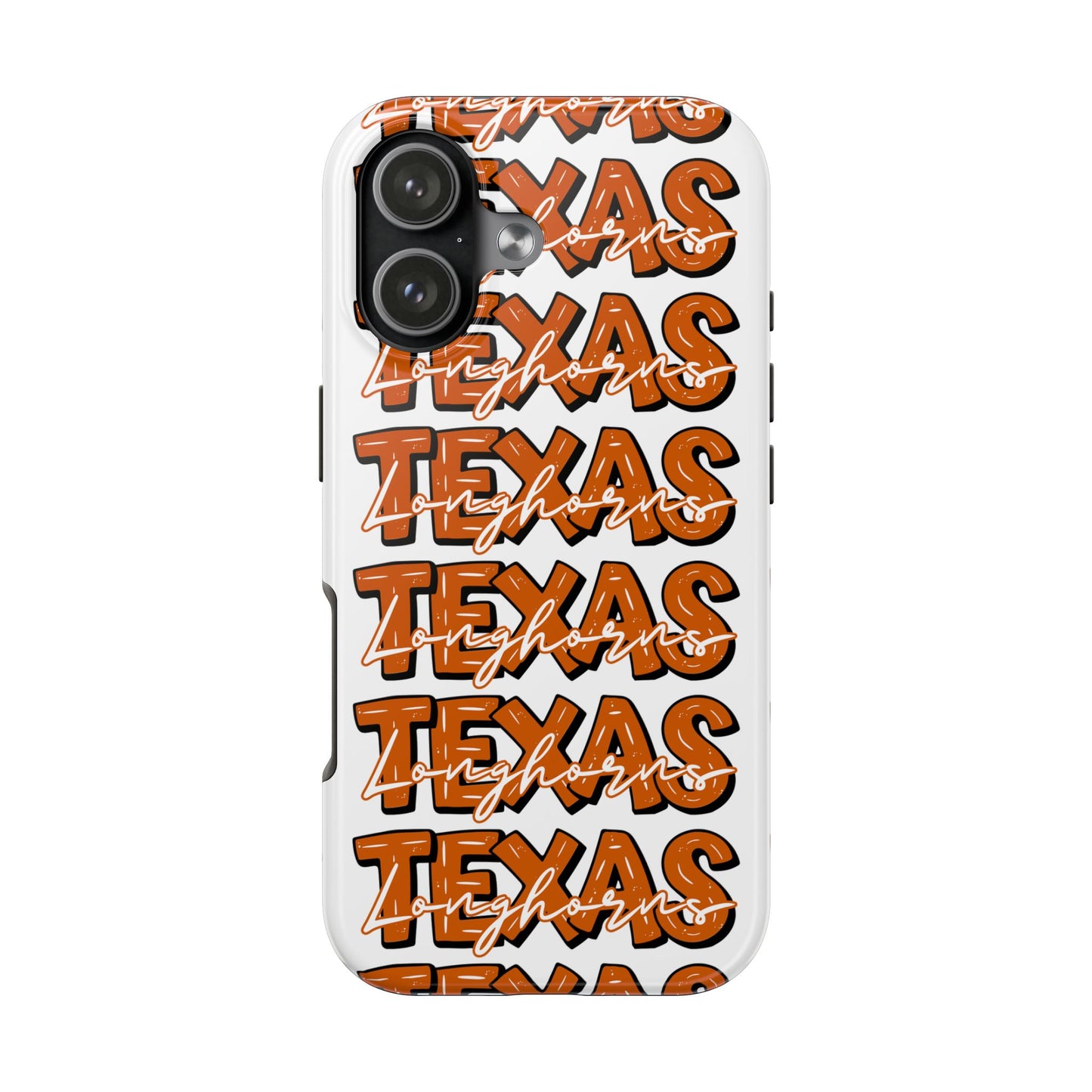Texas Longhorn Tough Phone Case, Durable iPhone Cover for Texas Lovers, Unique Gift for Graduates, College Students, Southern Pride