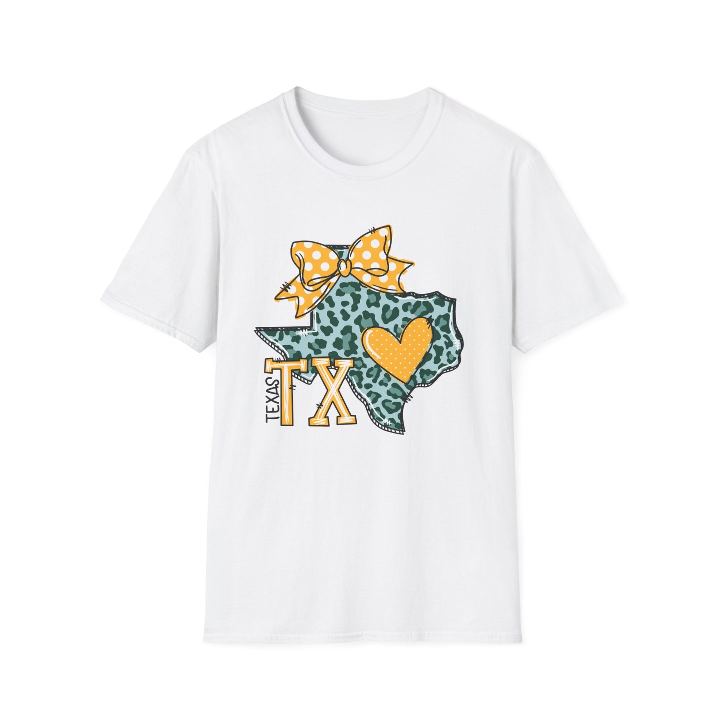 Texas Baylor Bears, Baylor University Love Softstyle T-Shirt, Unisex Graphic Tee, Perfect Gift for Texans, Casual Wear, Travel Souvenir