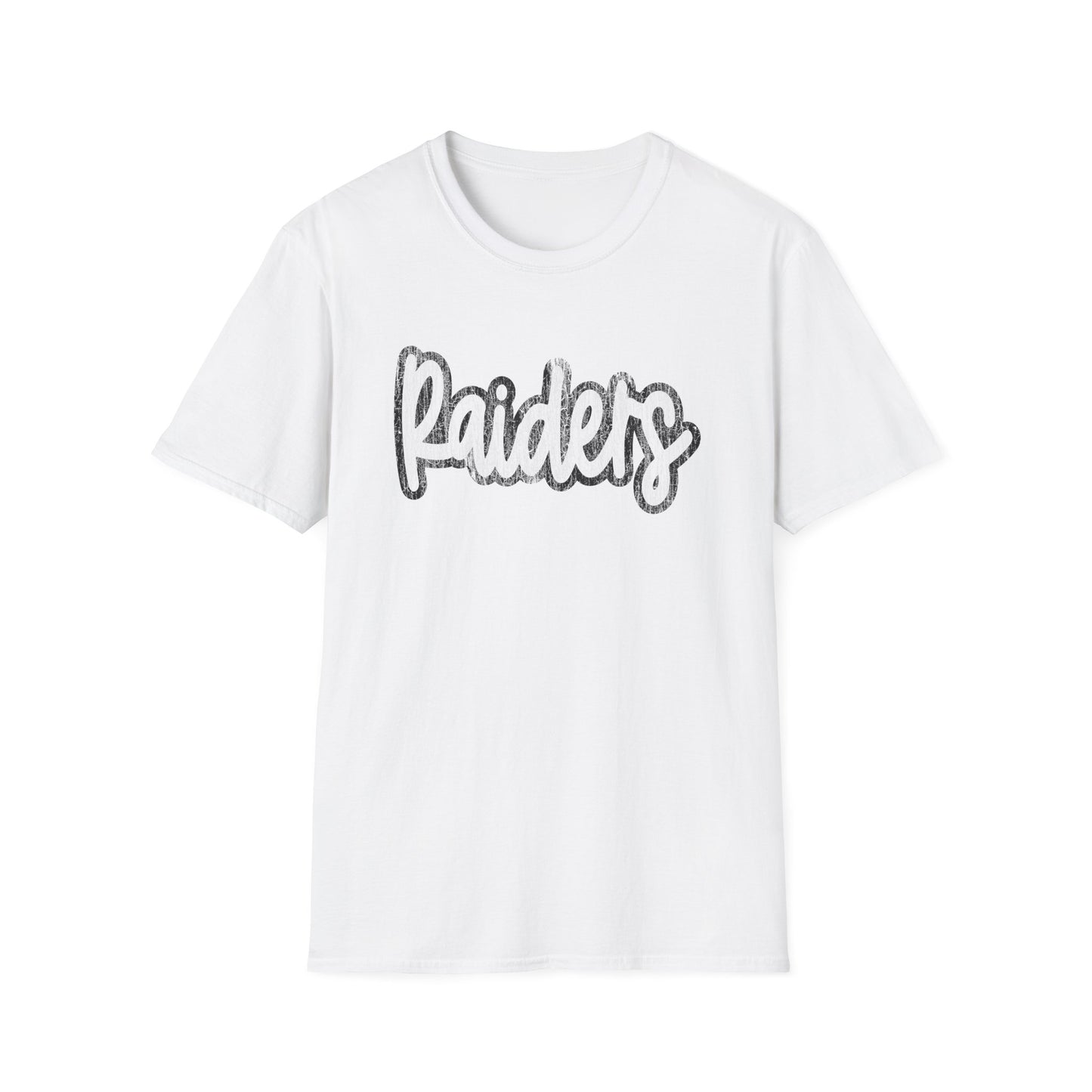 Raiders Script Tee |  Softstyle | Game Day Shirt | Tailgate Outfit | Spirit Wear Top | Game Day Gear