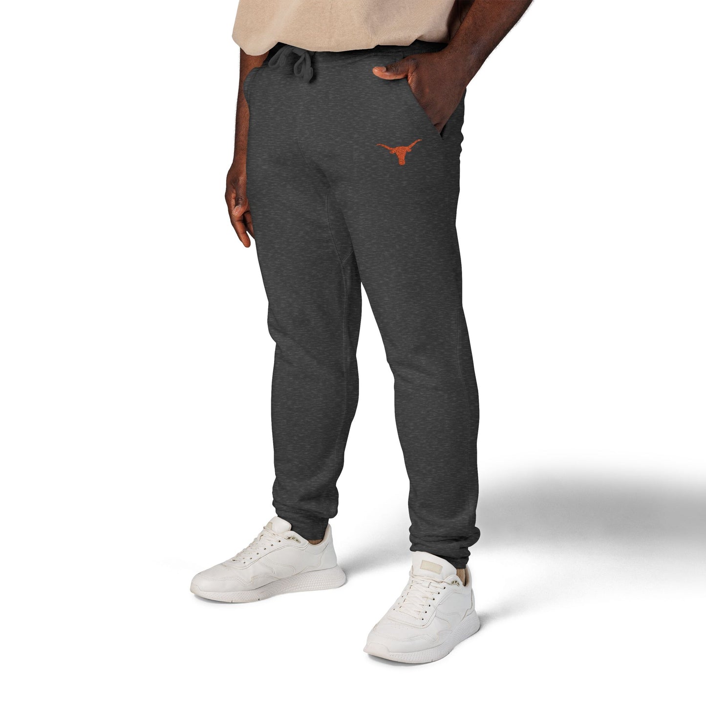 Embroidered Texas Unisex Fleece Sweatpants | Texas Game Day Loungewear | Matching Crewneck Sold Separately