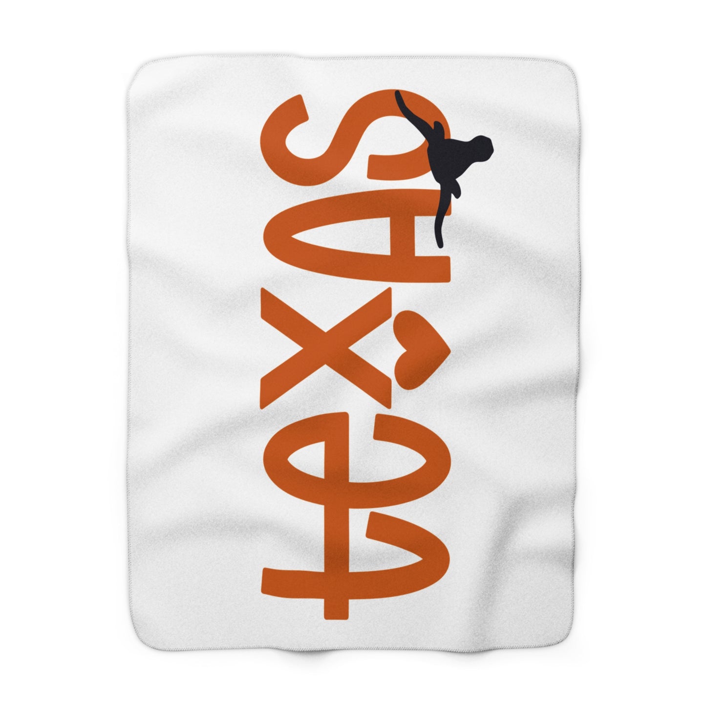 Texas Inspired Sherpa Throw | Soft Cozy Blanket | Home State Gift | Student Gift
