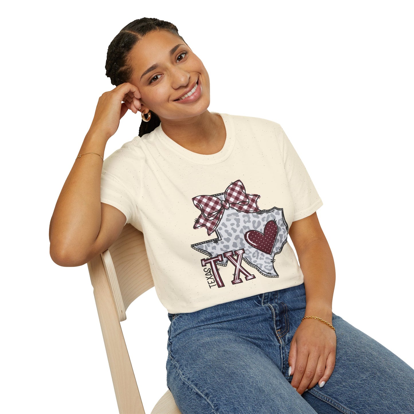 Aggies, Texas State Love Softstyle T-Shirt, Unisex Graphic Tee, Perfect Gift for Texans