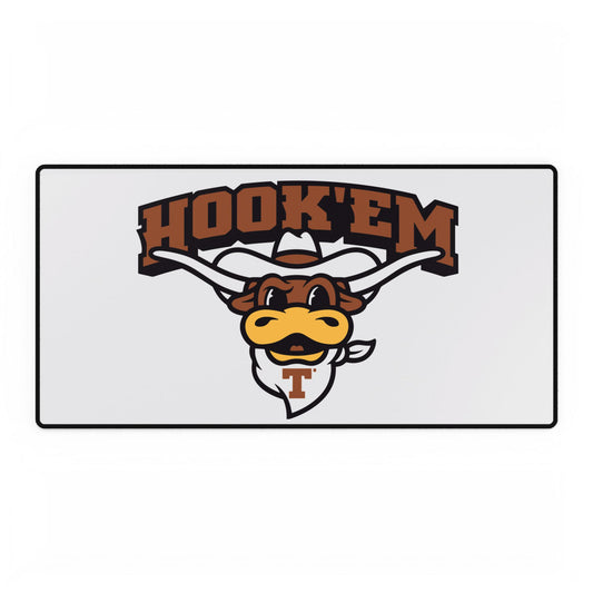 University of Texas Themed Desk Mat - Personalized Workspace Decor, Office Accessories, Gifts for Students, Home Office, Unique Desk Pads
