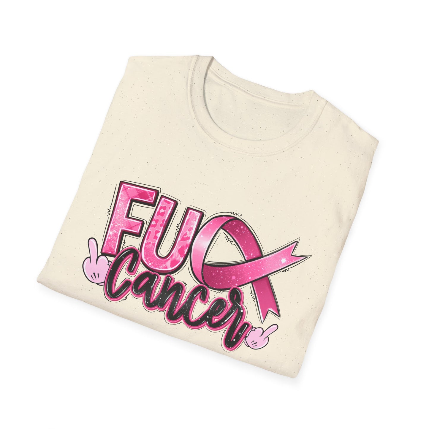 Breast Cancer Awareness, Breast Cancer, Faith, Hope Cure Inspired Softstyle T-Shirt, Cancer Awareness Shirt, Support Squad