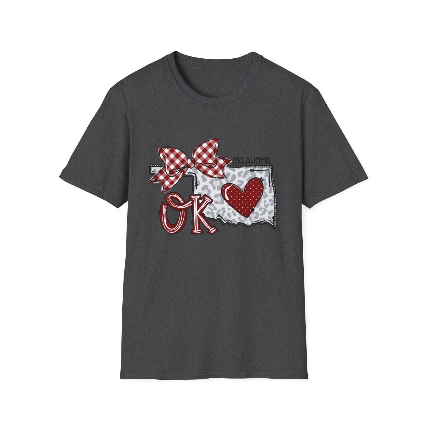 The University of Oklahoma, OU Love Softstyle T-Shirt, Unisex Graphic Tee, Perfect Gift for OU College, Casual Wear, Travel Souvenir