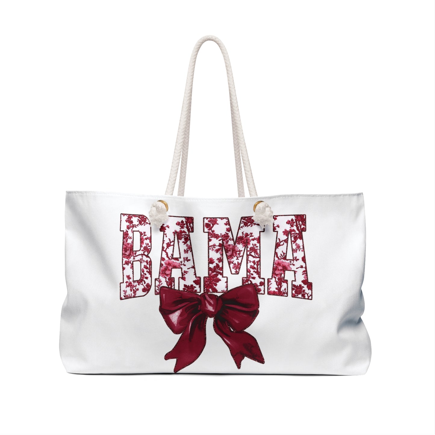 Stylish Alabama Weekender Bag | Perfect for Travel, Sports Events, Gym, Beach Days, Gifts, Sorority Gifts, College Essentials