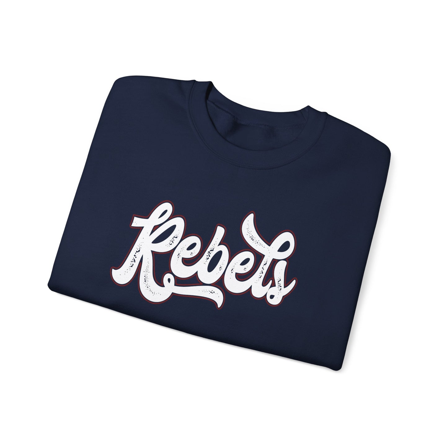 Ole Miss Rebels Retro Crewneck Sweatshirt | University of Mississippi Game Day Sweatshirt | Vintage College Apparel