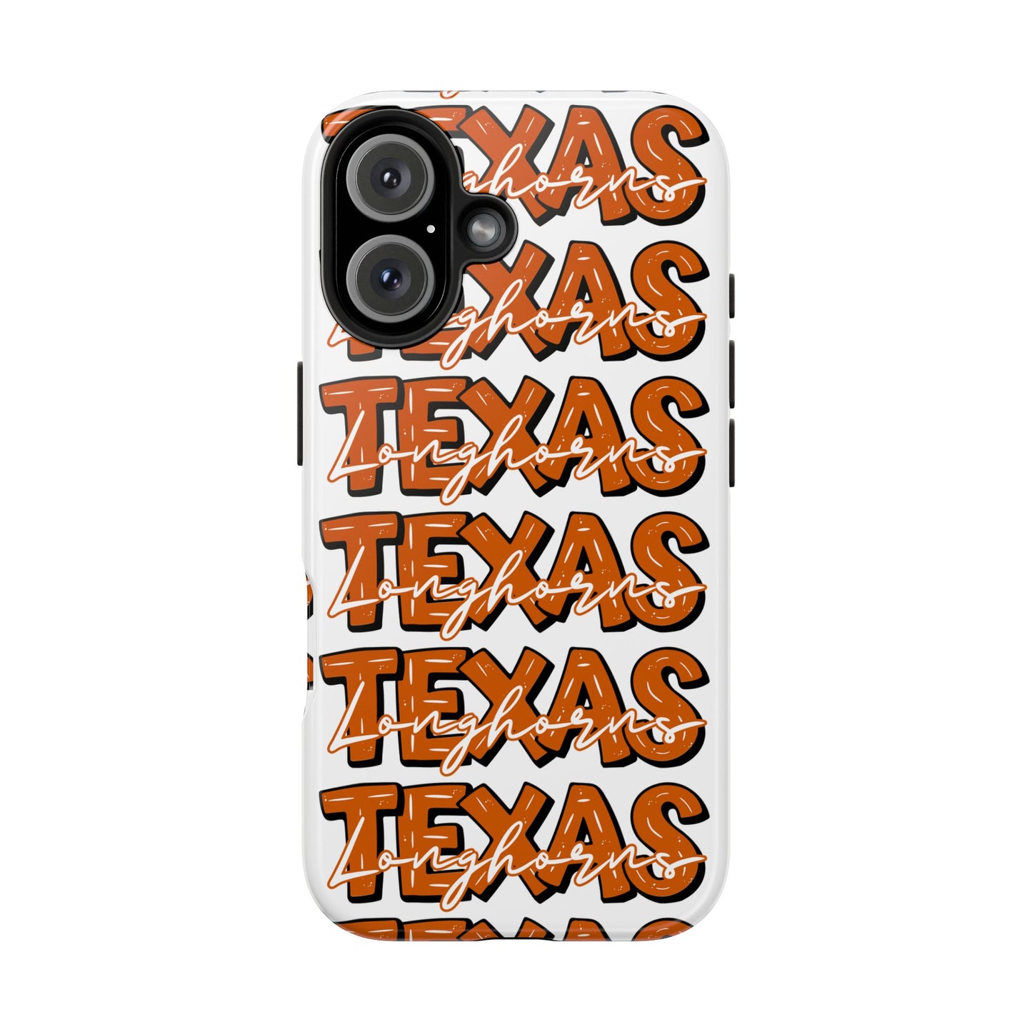 Texas Longhorn Tough Phone Case, Durable iPhone Cover for Texas Lovers, Unique Gift for Graduates, College Students, Southern Pride
