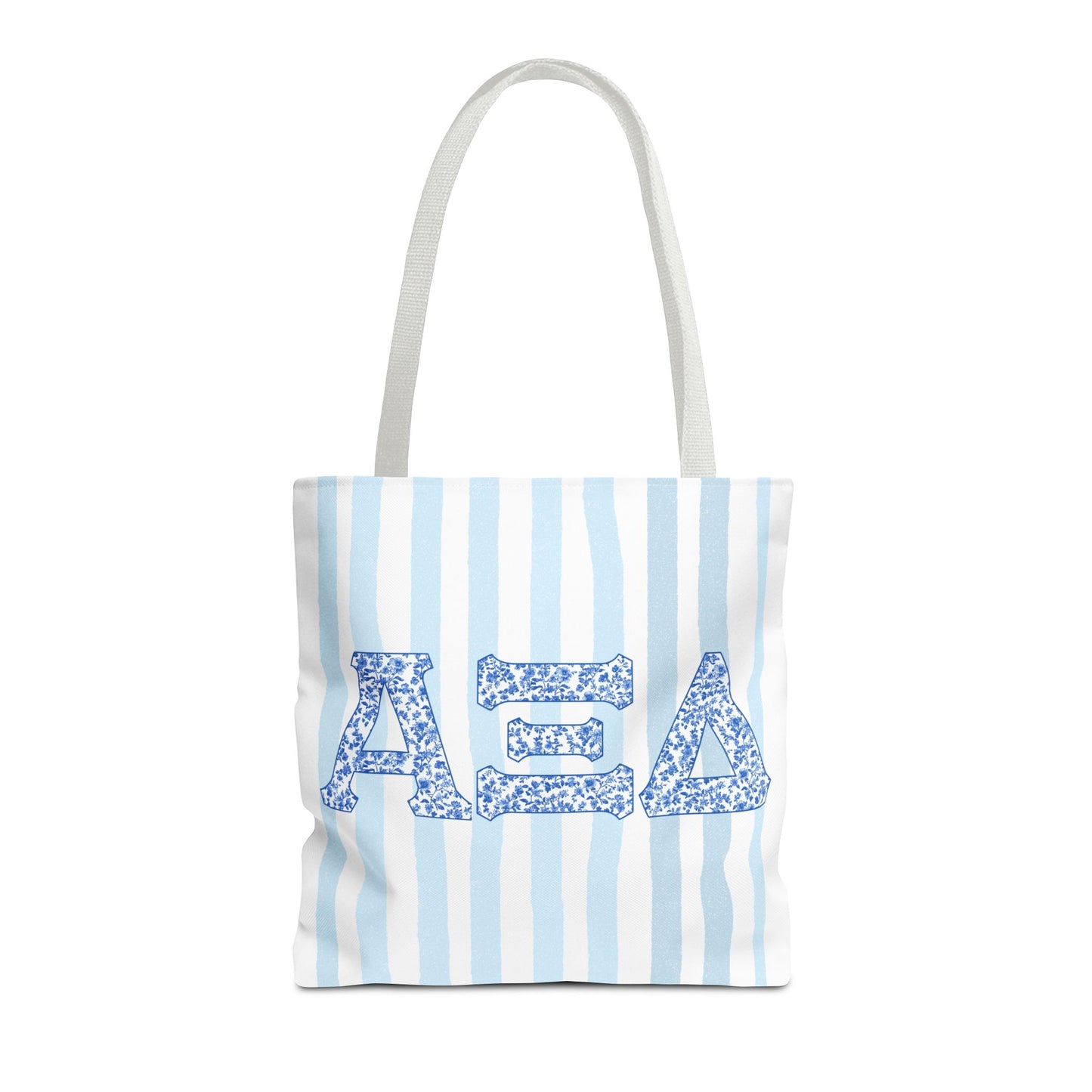 A Xi Style Gift | Floral Sorority Inspired Tote Bag | Greek Life Bag | Big Little Reveal | Cute Campus Tote, Cute Bid Day Bag