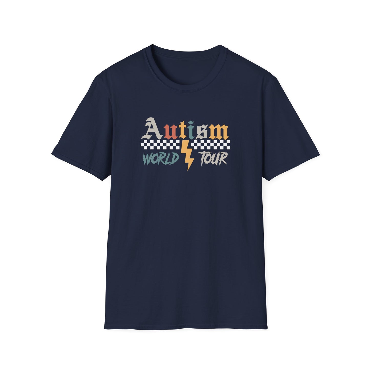 Autism Awareness T-Shirt, Unisex Softstyle Tee for Events, Gift for Supporters, Casual Wear, Fundraising, Advocacy