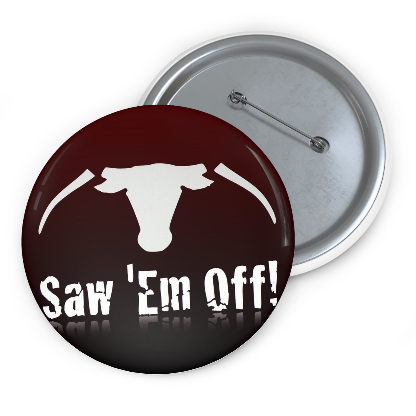 Saw Em Off Game Day Pin | Aggie Game Day Accessory | Aggie Game Day Pin | Aggie Spirit Wear, Game Day Pin