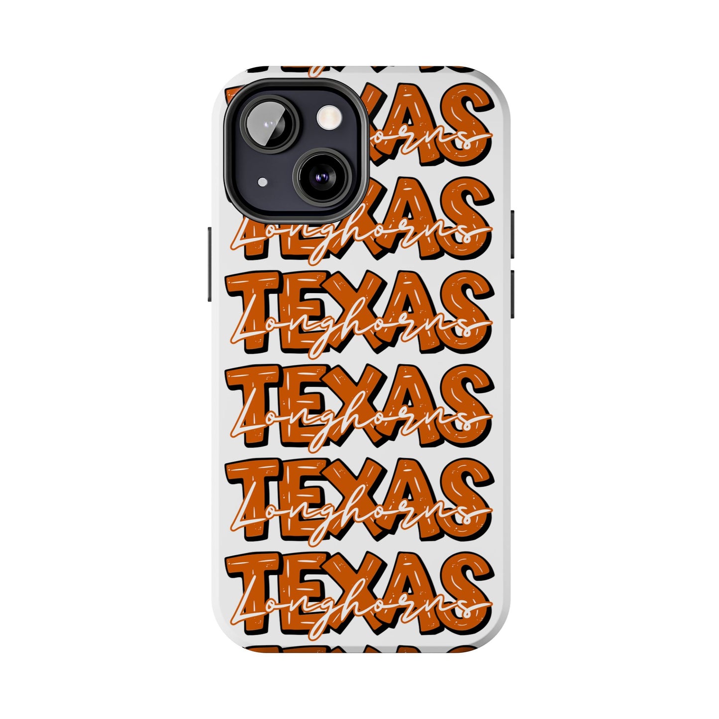 Texas Longhorn Tough Phone Case, Durable iPhone Cover for Texas Lovers, Unique Gift for Graduates, College Students, Southern Pride