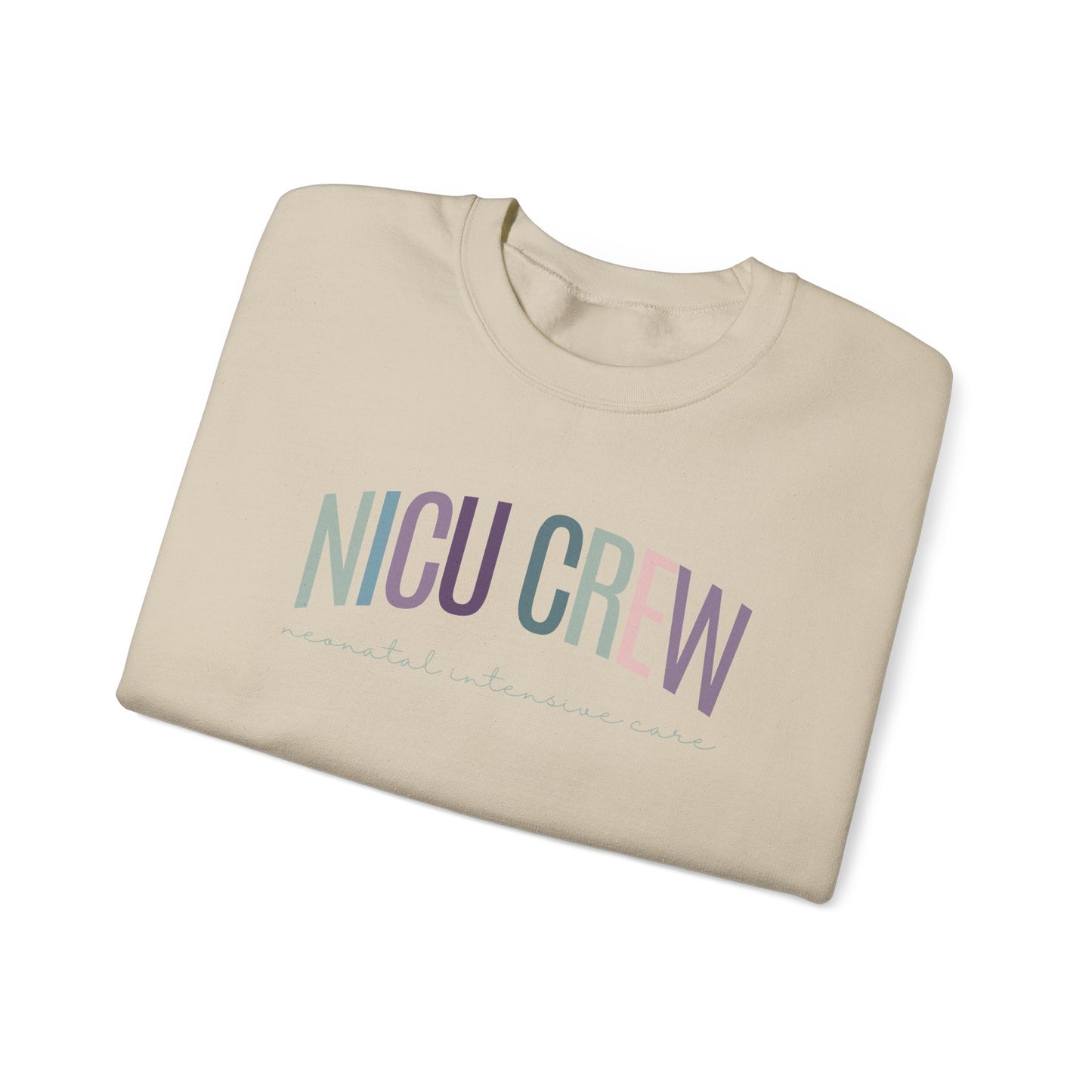 NICU Crew Nurse Crewneck Sweatshirt - Healthcare Worker Gift, Hospital Apparel, Medical Professional Clothing, Nurse Appreciation, RN Gift