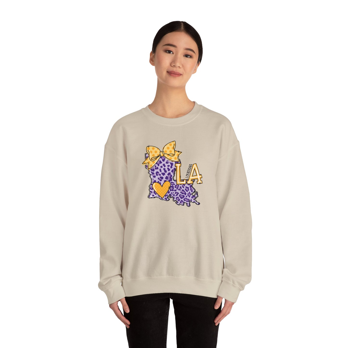 LSU Geaux Tigers Sweatshirt, Louisiana State University Fan Apparel, College Football Crewneck Jumper, Tiger Pride Long Sleeve Top
