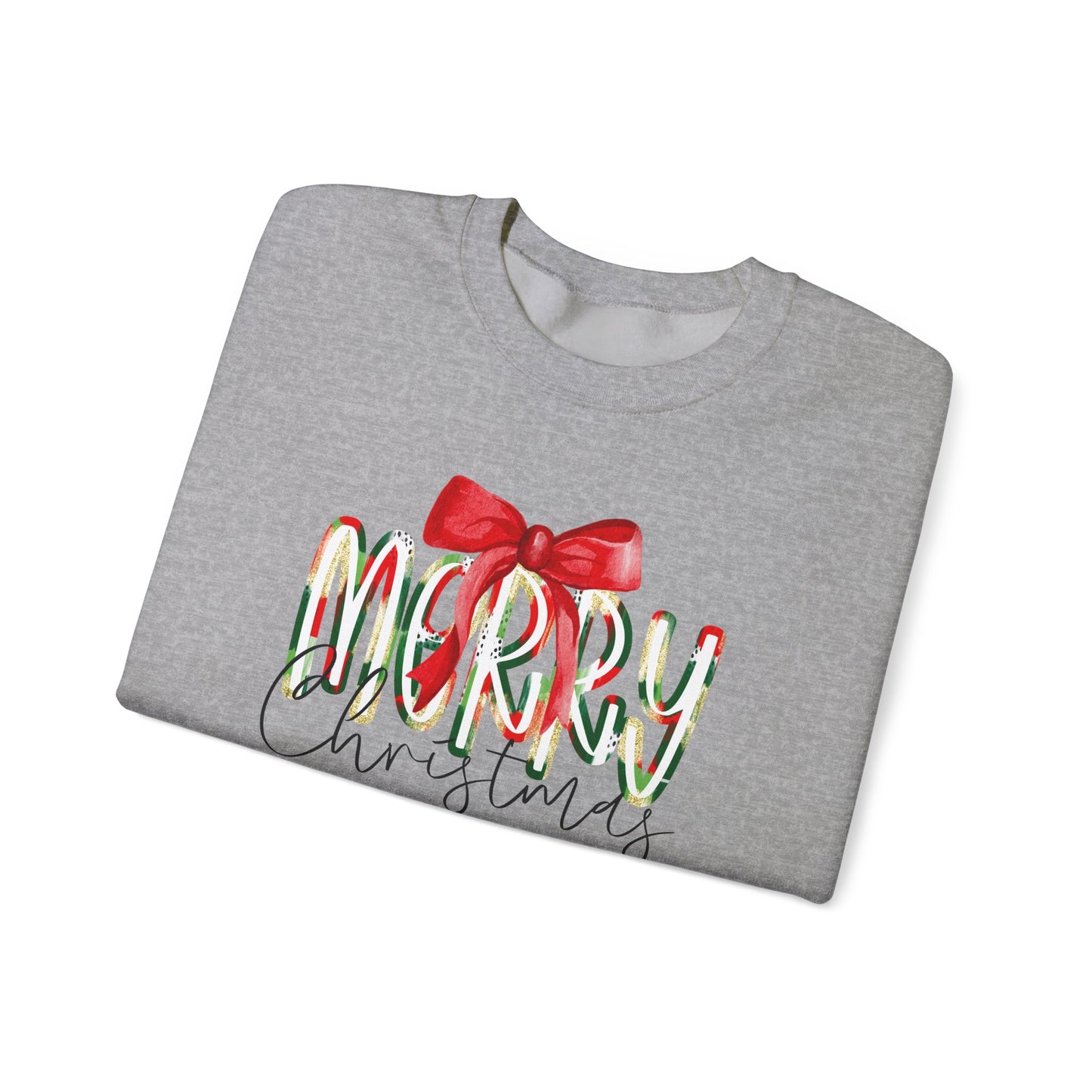 Christmas Crewneck Sweatshirt, Holiday Sweatshirt, Merry Christmas, Xmas Pullover, Festive Sweater Gift