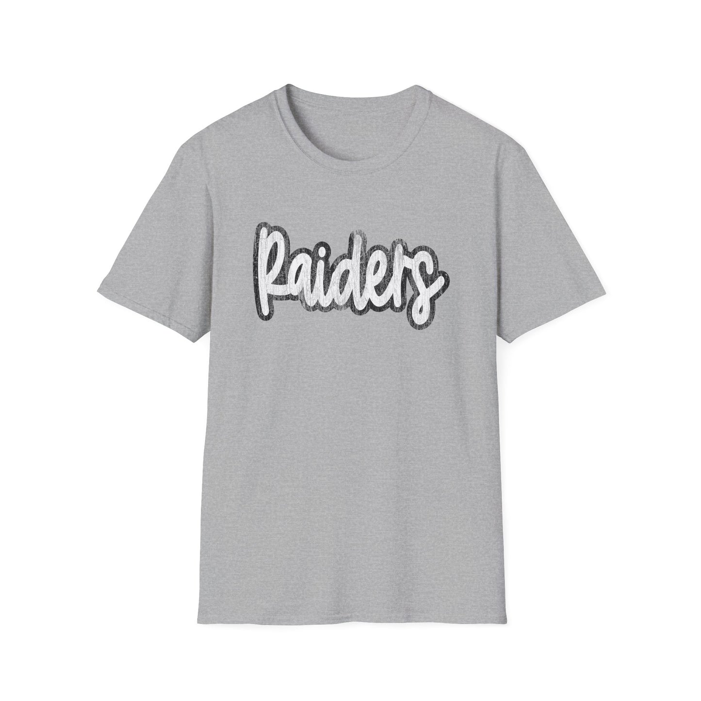 Raiders Script Tee |  Softstyle | Game Day Shirt | Tailgate Outfit | Spirit Wear Top | Game Day Gear