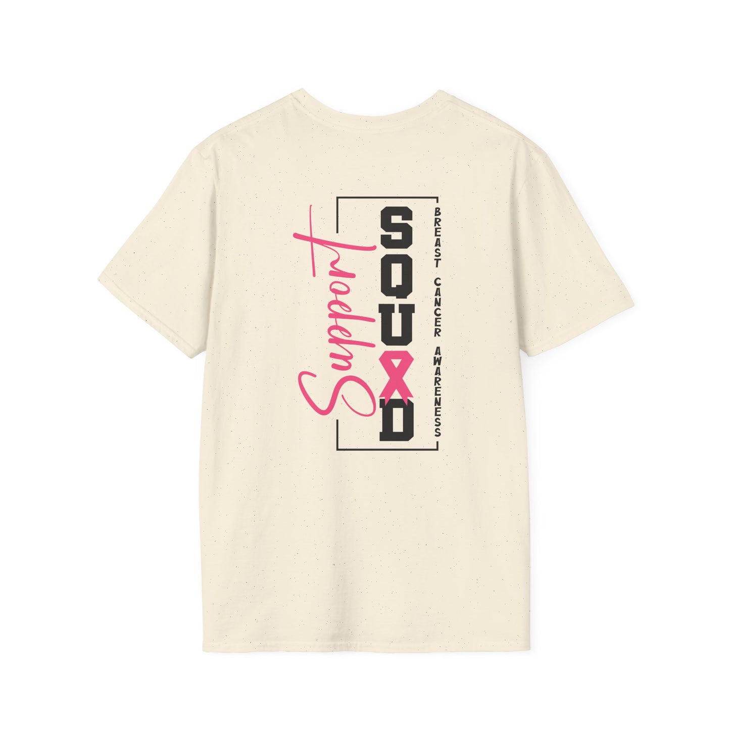 Breast Cancer Awareness, Breast Cancer, Faith, Hope Cure Inspired Softstyle T-Shirt, Cancer Awareness Shirt, Support Squad
