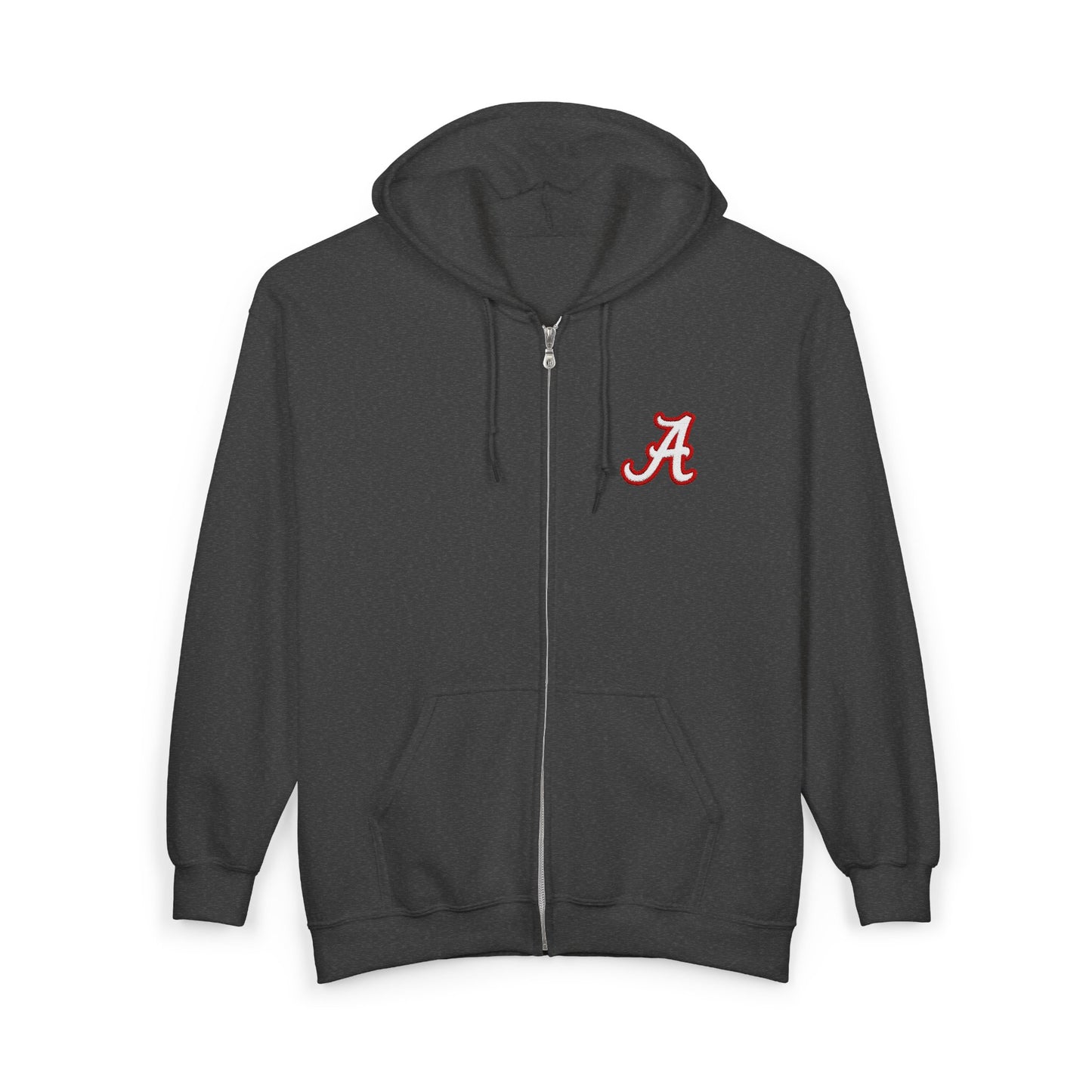 University of Alabama Roll Tide Full Zip Hoodie, University Of Alabama Sweatshirt, College Zip Up Jacket, Crimson Tide Hooded Sweater