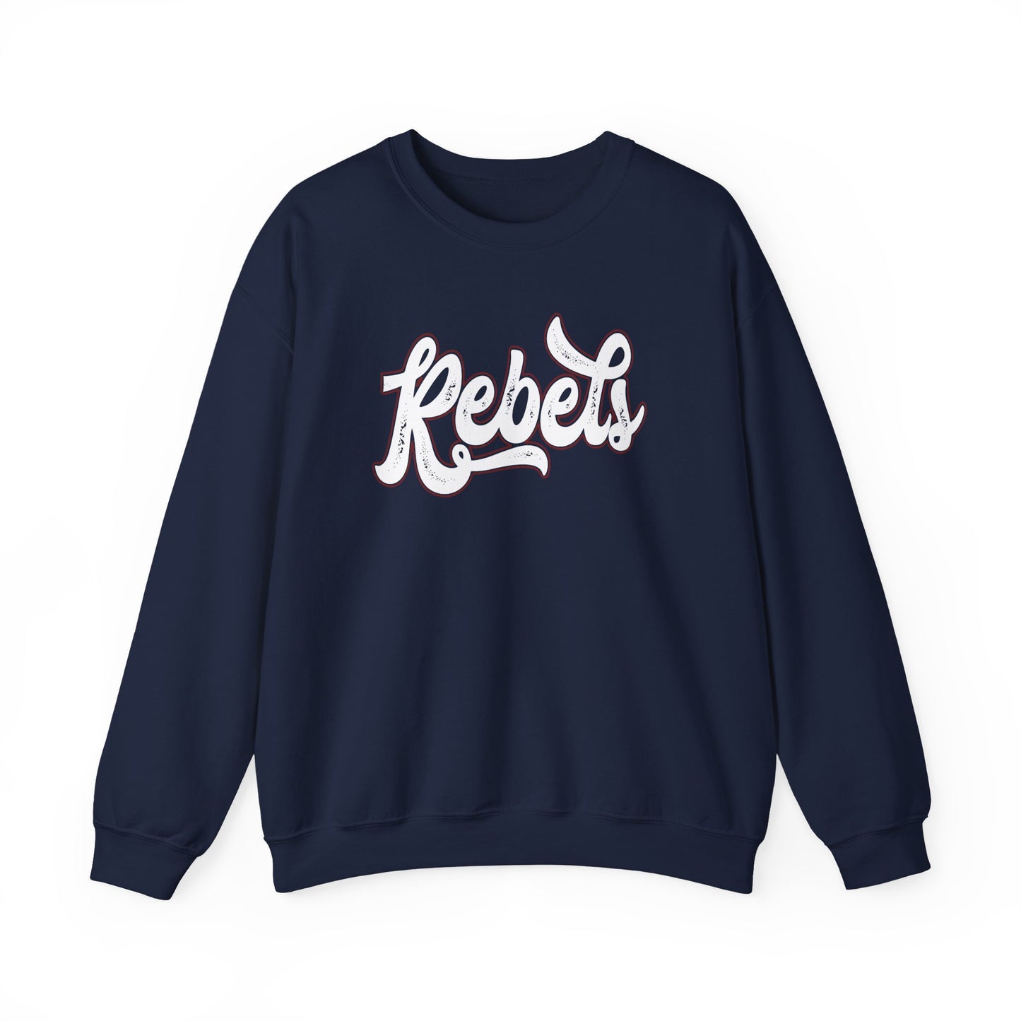 Ole Miss Rebels Retro Crewneck Sweatshirt | University of Mississippi Game Day Sweatshirt | Vintage College Apparel