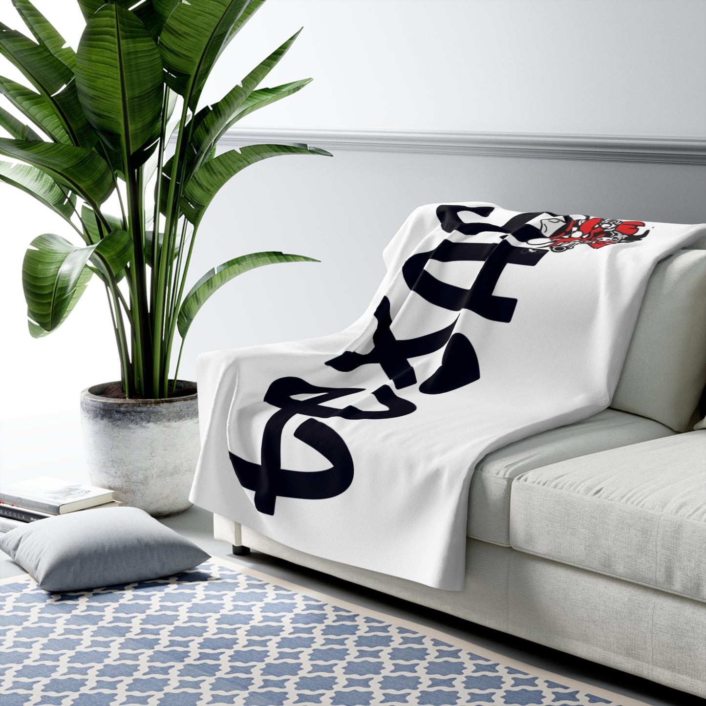 Texas Collegiate Sherpa Fleece Blanket, Cozy Throw for Home, Gift for Texas Fans, Texas Blanket, Dorm Accessory