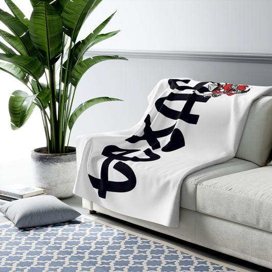 Texas Collegiate Sherpa Fleece Blanket, Cozy Throw for Home, Gift for Texas Fans, Texas Blanket, Dorm Accessory