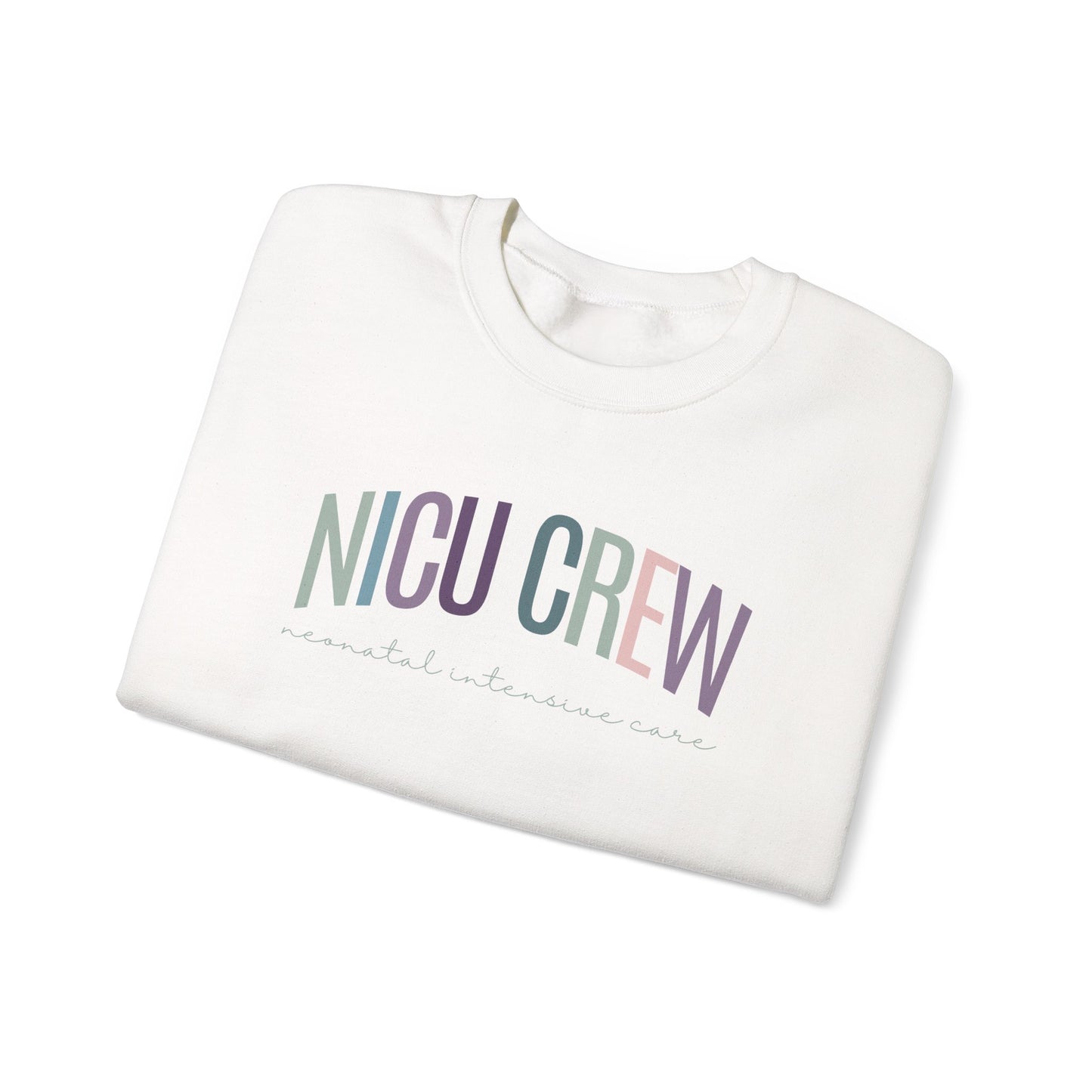 NICU Crew Nurse Crewneck Sweatshirt - Healthcare Worker Gift, Hospital Apparel, Medical Professional Clothing, Nurse Appreciation, RN Gift