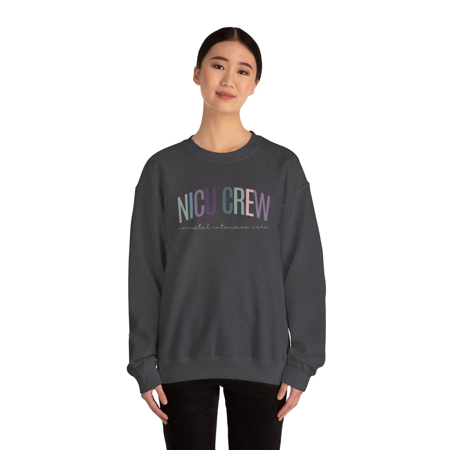 NICU Crew Nurse Crewneck Sweatshirt - Healthcare Worker Gift, Hospital Apparel, Medical Professional Clothing, Nurse Appreciation, RN Gift