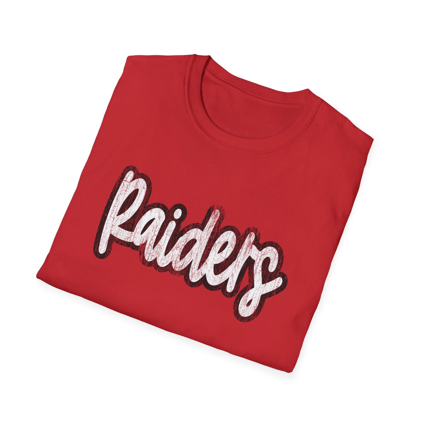 Raiders Script Tee |  Softstyle | Game Day Shirt | Tailgate Outfit | Spirit Wear Top | Game Day Gear