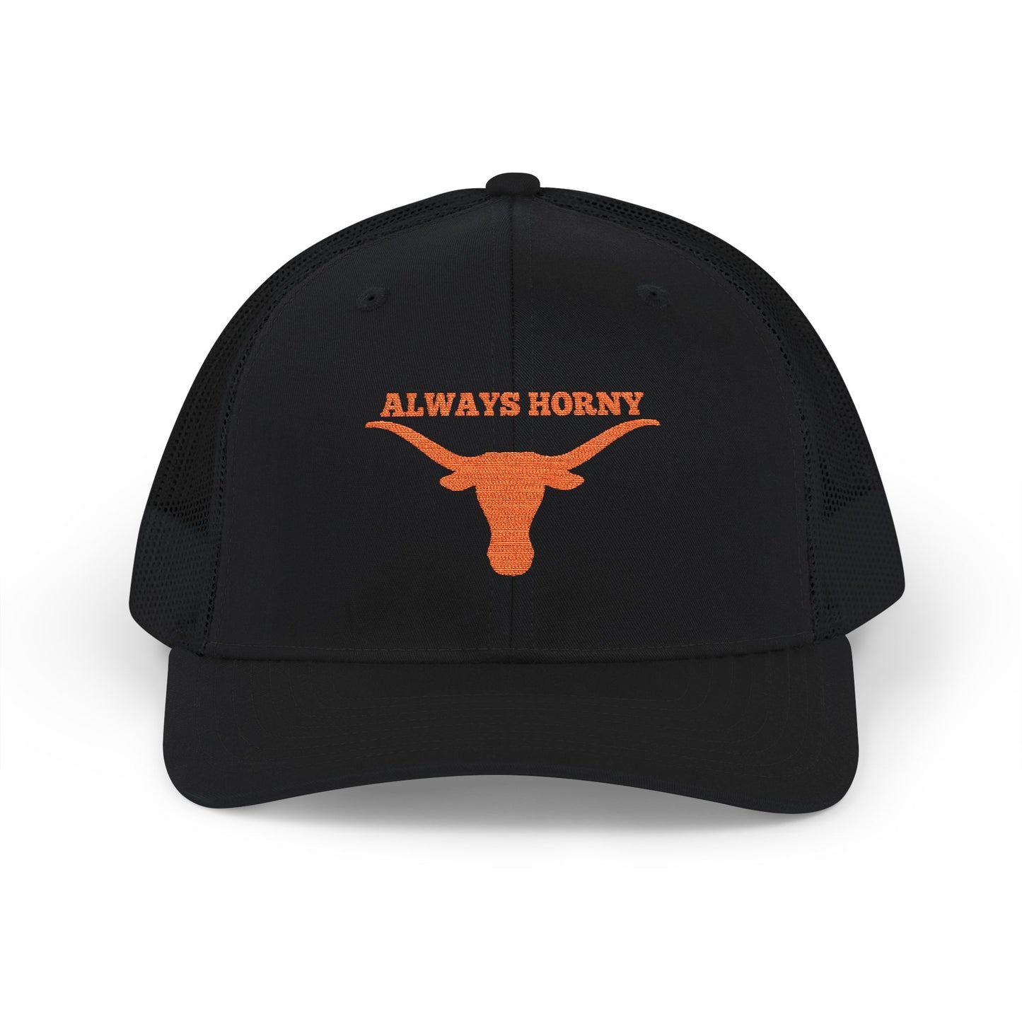 Always Horny Snapback Trucker Cap, Funny Hat Gift, Embroidered Cap, Outdoor Accessories, Student Gift