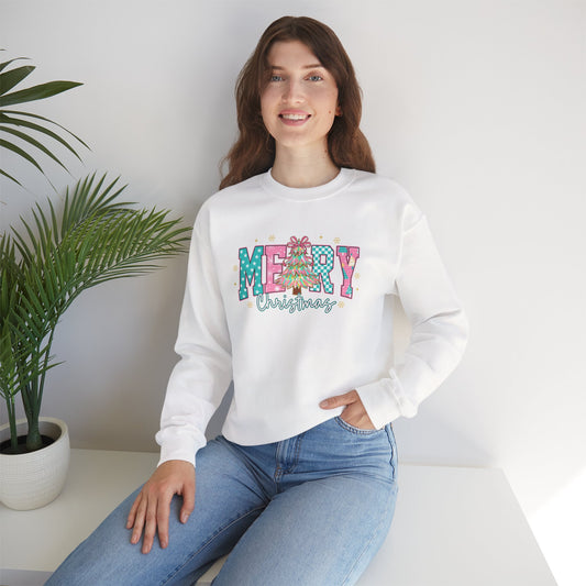 Christmas Crewneck Sweatshirt, Holiday Sweatshirt, Merry Christmas, Xmas Pullover, Festive Sweater Gift