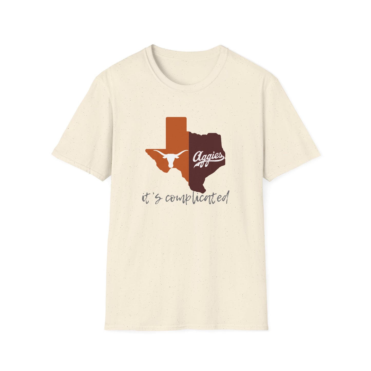 Texas Rivalry “It’s Complicated” Shirt | Longhorns vs Aggies Tee | House Divided College Game Day Shirt