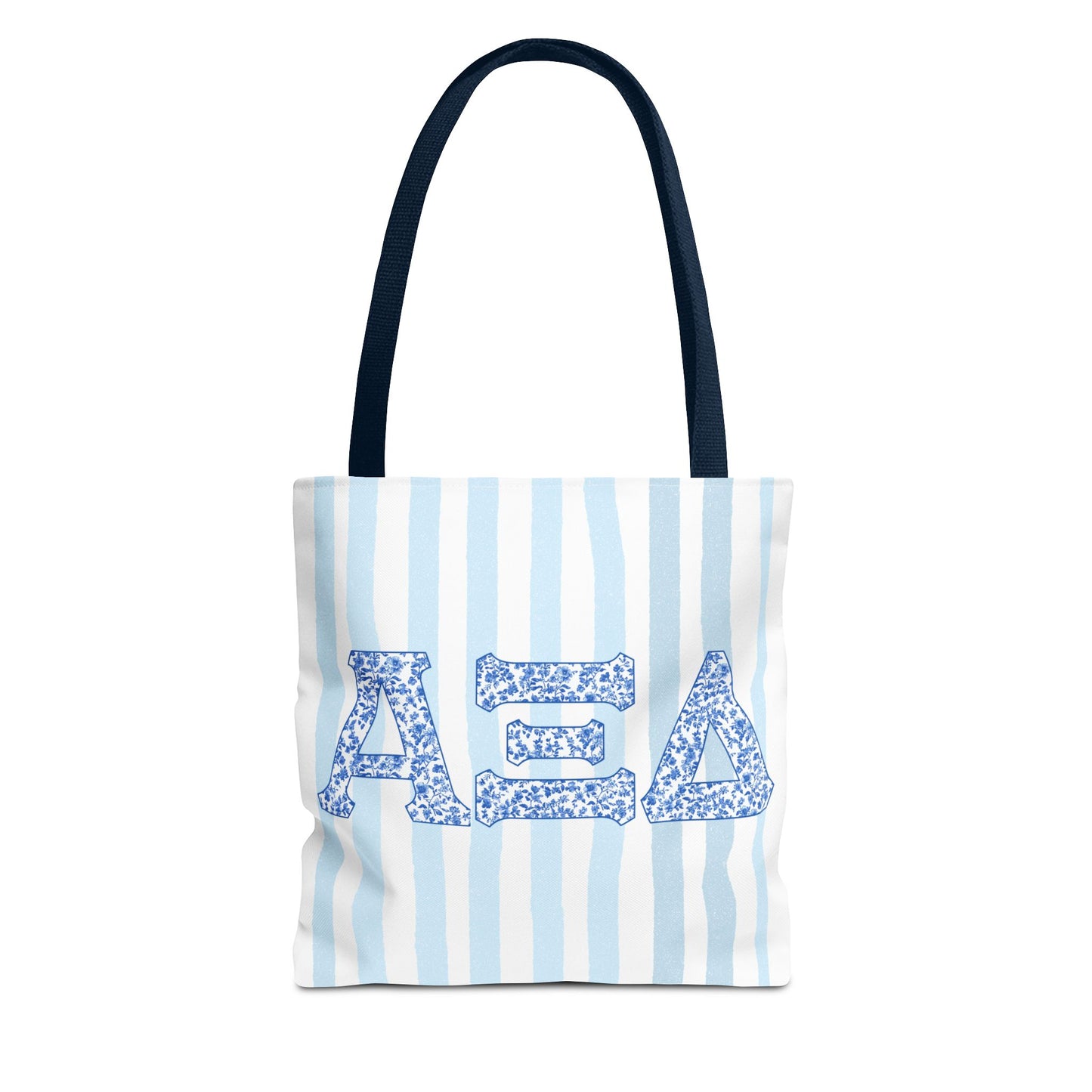 A Xi Style Gift | Floral Sorority Inspired Tote Bag | Greek Life Bag | Big Little Reveal | Cute Campus Tote, Cute Bid Day Bag