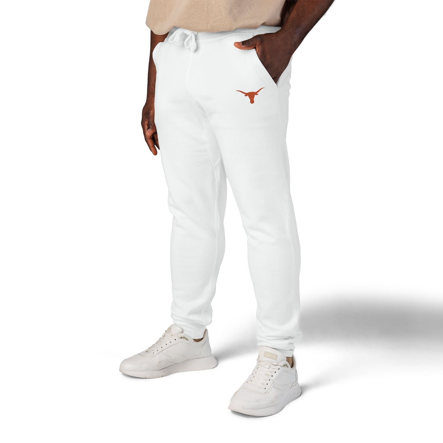 Embroidered Texas Unisex Fleece Sweatpants | Texas Game Day Loungewear | Matching Crewneck Sold Separately
