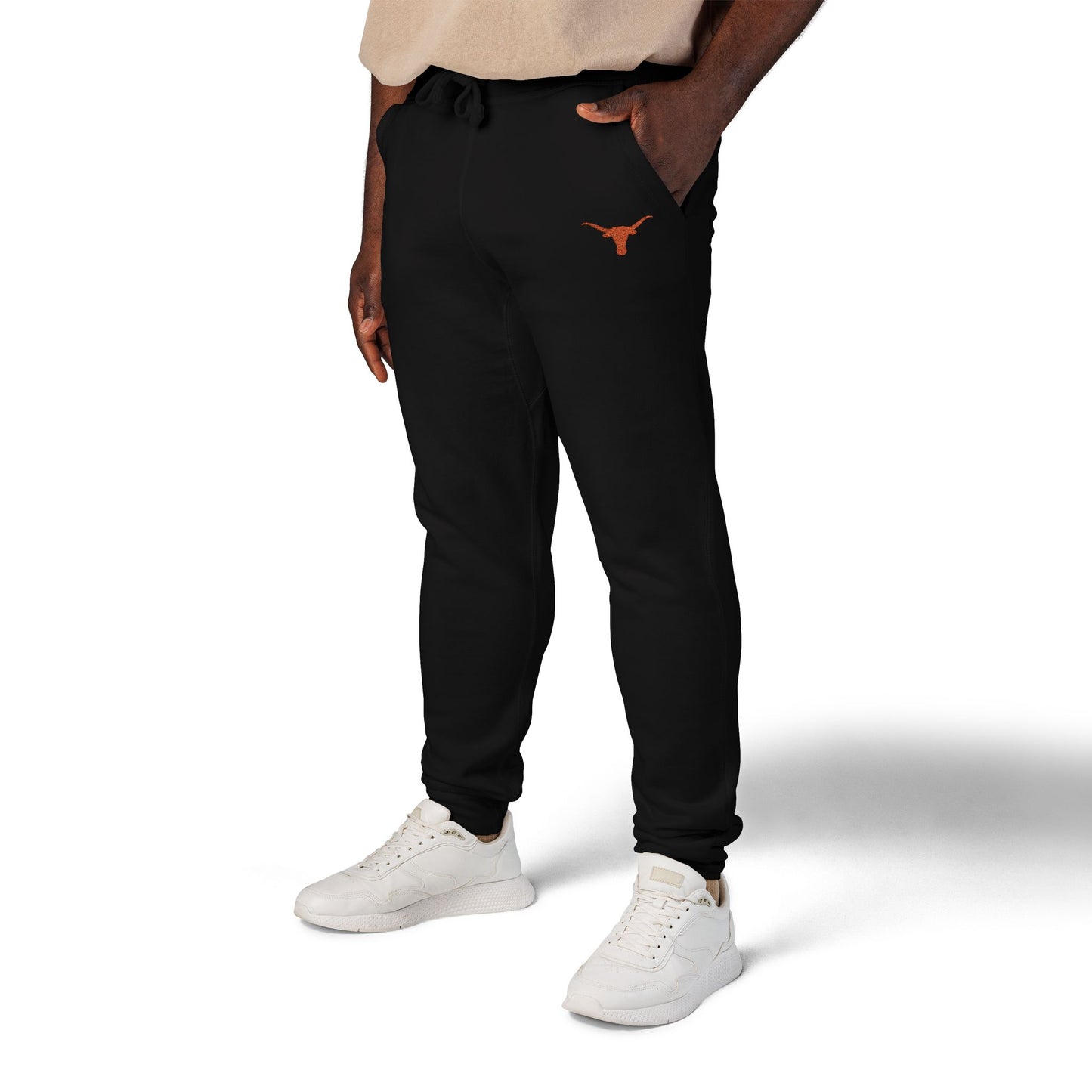 Embroidered Texas Unisex Fleece Sweatpants | Texas Game Day Loungewear | Matching Crewneck Sold Separately
