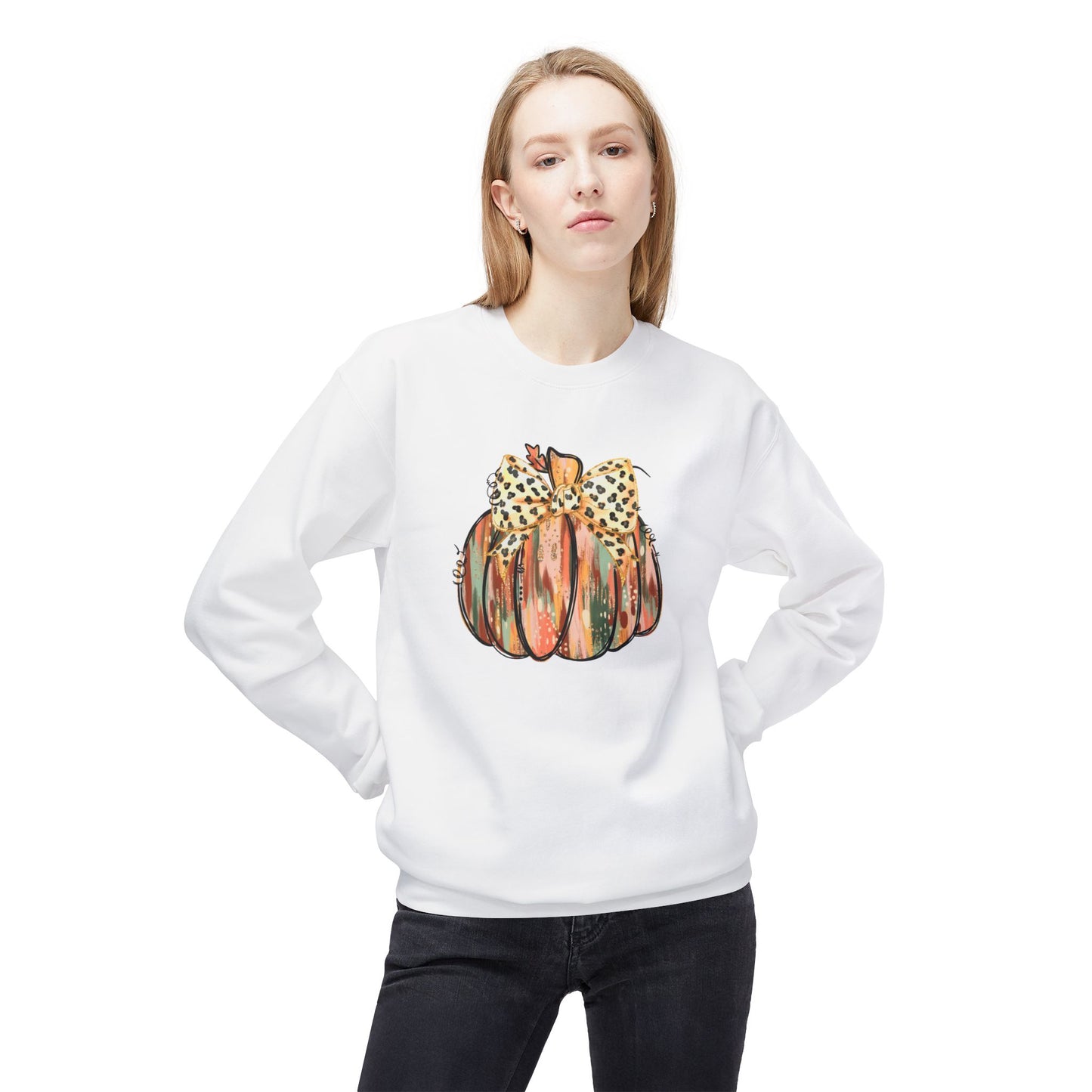 Thanksgiving Pumpkin Crewneck Sweatshirt, Thanksgiving, Pumpkin Sweatshirt, Fall Crewneck, Fall Apparel, Friendsgiving, Autumn