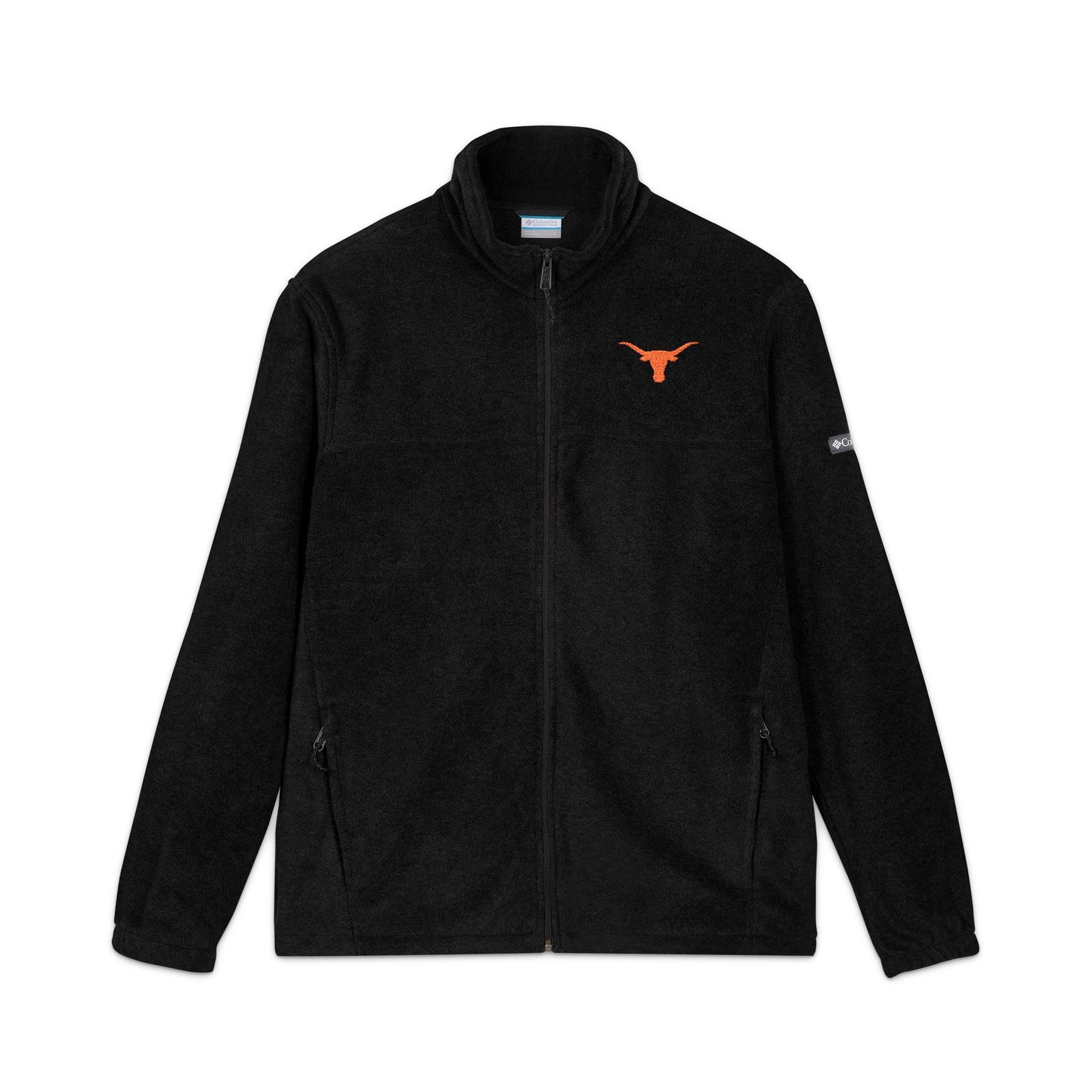 The University of Texas Longhorns Embroidered Columbia Fleece Jacket, Cozy Unisex Jacket, University of Texas Longhorns, UT Jacket