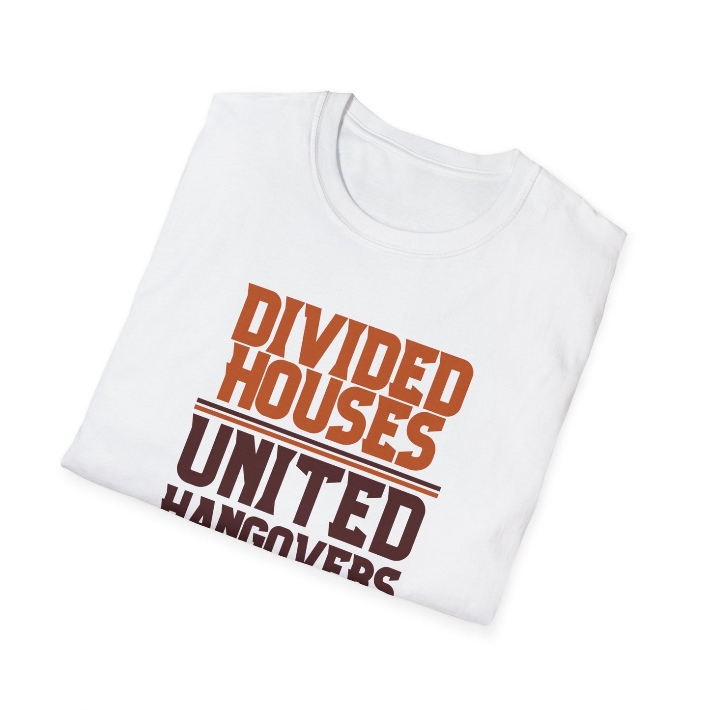 Divided Houses United Hangovers Texas Rivalry T-Shirt, Perfect for Longhorns and Aggies, Lonestar Showdown, House Divided