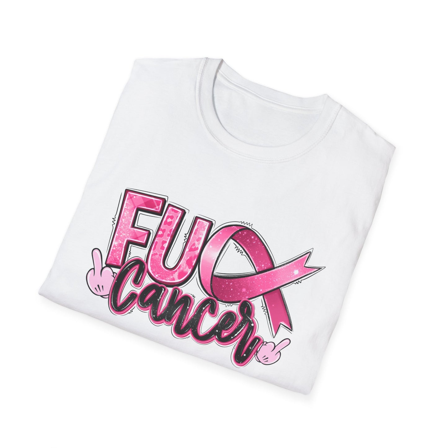 Breast Cancer Awareness, Breast Cancer, Faith, Hope Cure Inspired Softstyle T-Shirt, Cancer Awareness Shirt, Support Squad